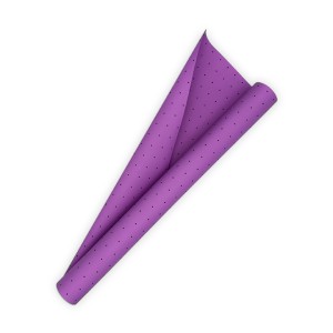 Folia Florystyczna KROPKI MAK LILA 50cm/9y Papier do pakowania