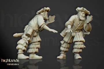 Имперский залповый пистолет Sunland - Highlands Miniatures