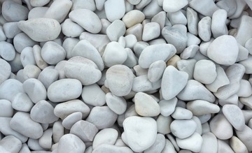 Небесно-белая галька 8-13см Белый серый камень 1000кг