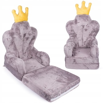 PLUSZOWY FOTELIK DZIECIĘCY FOTEL DLA DZIECKA SOFA