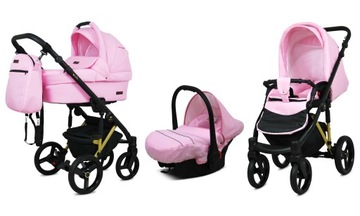 BabyLux Wózek 3w1 dziecięcy spacerówka UZO ALU