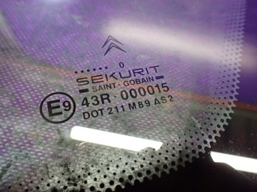 CITROEN XSARA PICASSO 99-10 SKLO (OKNO) KAROSERIE LEVÝ PŘEDNÍ