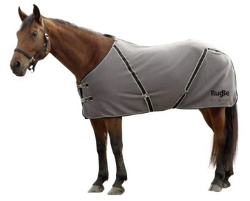 Derka polarowa RugBe Classic COVALLIERO Szar 135cm