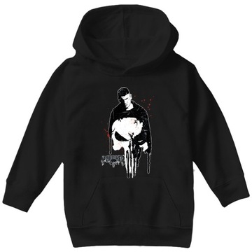BLUZA Z KAPTUREM PUNISHER 164 WZORY