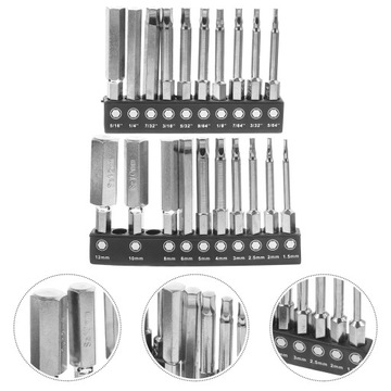 Набор сверл с шестигранными битами, 2 комплекта