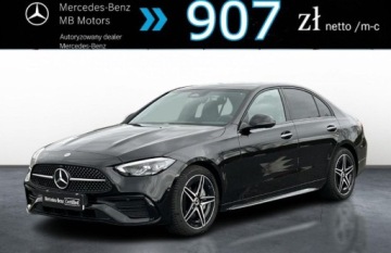 Mercedes Klasa C W206 Limuzyna 1.5 180 170KM 2025 Mercedes-Benz Klasa C SalonPL AMG Line Pakiet Night LED KEYLESS Gwarancja