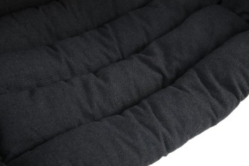 Бразильский садовый подвесной стул BARBADOS темно-серое дерево 65 см