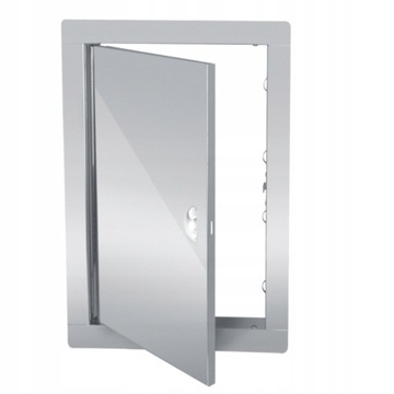 ОБЗОРНАЯ МЕТАЛЛИЧЕСКАЯ ДВЕРЬ С ЗАЩЕЛКОЙ 20х30см