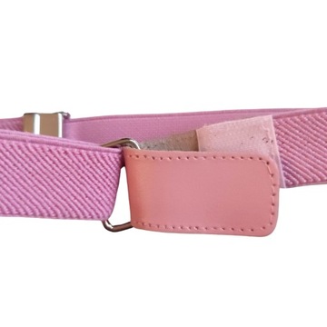 ДЕТСКИЕ БРЮКИ НА ЭЛАСТИЧНОЙ РЕМЕШКЕ С ЛИПУЧКОЙ РОЗОВЫЕ