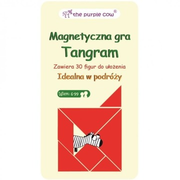 Podróżna gra magnetyczna The Purple Cow - Tangram