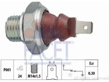 EPS 1.800.023 SENZOR TLAKU OLEJE OPEL
