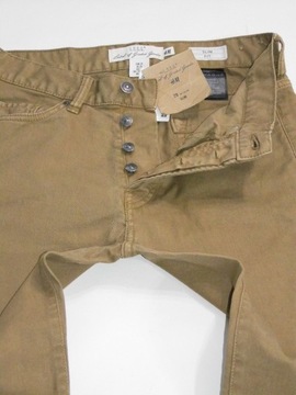 L.O.G.G H&M, SPODNIE JEANS - W 29 / L 32 -SLIM