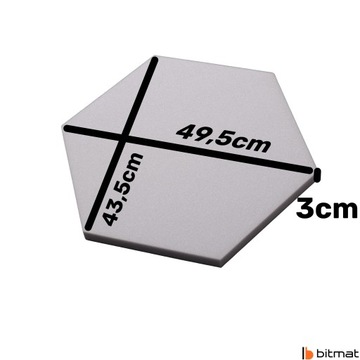 DECOR Jasnoszary plaster miodu na ścianę panel akustyczny ozdobny do wnętrz