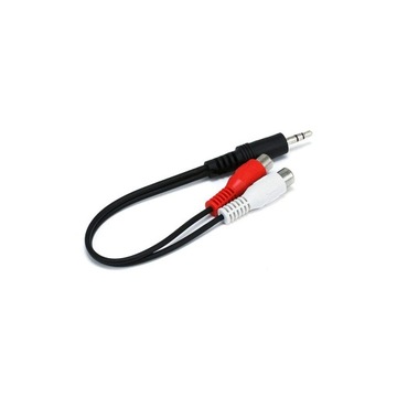 Monoprice adapter jack 3.5mm (m) na 2xRCA (ż) 15cm