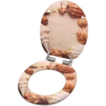 СИДЕНЬЕ ДЛЯ УНИТАЗА, СИДЕНЬЕ ДЛЯ УНИТАЗА, МЕДЛЕННО ЗАКРЫВАЮЩИЙСЯ УНИТАЗ УНИВЕРСАЛЬНЫЙ МДФ