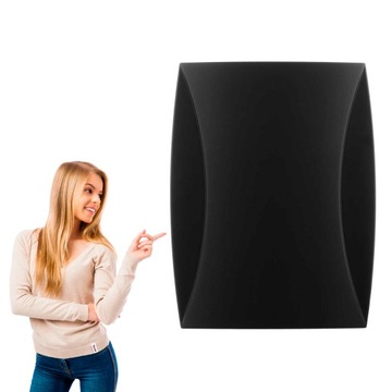Dzwonek do drzwi Gong dwutonowy BIM-BAM 230V czarny GNS-92