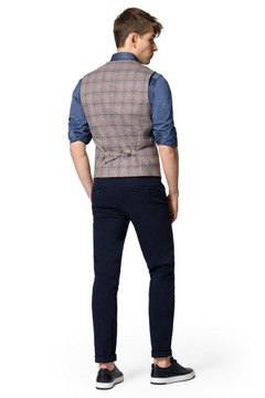 Formia Lancerto 3XL Коричневый клетчатый жилет