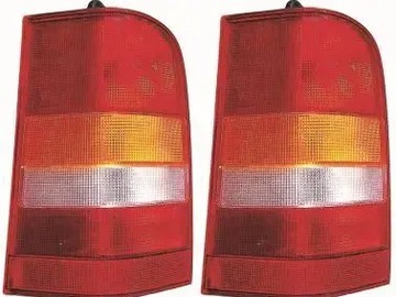 2X SVĚTLA ZADNÍ ABAKUS L+P DO MERCEDES-BENZ VITO FURGON (W638), W638
