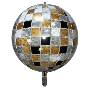 Kula dyskotekowa 3D balon foliowy na imprezę 50cm