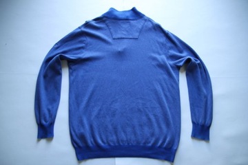 TIMBERLAND__NIEBIESKI SWETER ZIP NECK REGULAR FIT__XXL