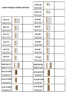 Кухонная мебель ARTISAN Глянец FREE DESIGN