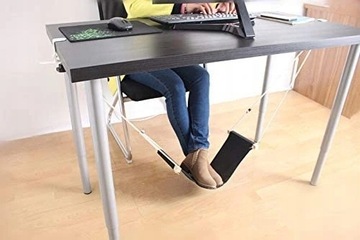 Переносной гамак для ног под столом для работы в офисе.