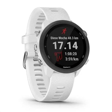 Garmin Forerunner 245 Music GPS Smartwatch Do Biegania Biało/Czarny Odnowio