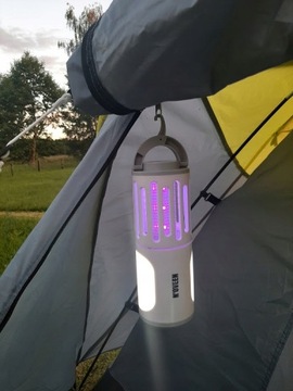 ИНСЕКТИЦИДНАЯ ЛАМПА ДЛЯ ПАЛАТКИ 2В1 СВЕТОДИОДНЫЙ ФОНАРЬ НА АККУМУЛЯТОРЕ НАСЕКОМО КОМАР ЛАПА