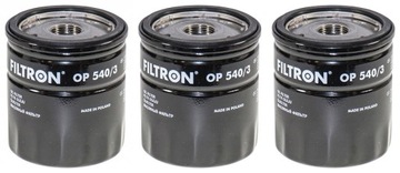 3× OP540/3 FILTRON FILTR OLEJE