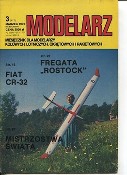 Modelarz 3/1991 fregata Rostock, Fiat CR32