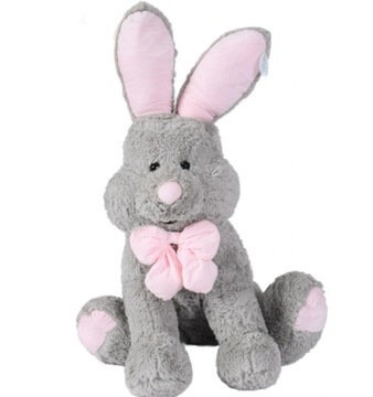 DUŻY MIŚ PLUSZOWY KRÓLIK BUNNY PRZYTULANKA MASKOTKA 120CM BEŻOWY