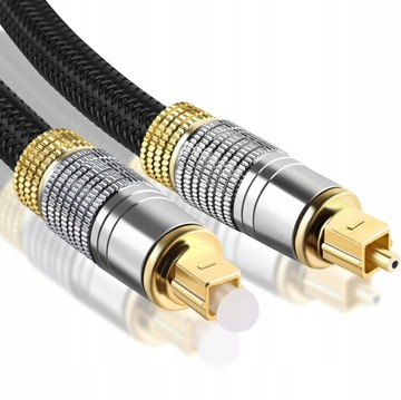 Optyczny Przewód Kabel Toslink 3m BLUE RAY 5.1 7.1