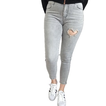 Серые моделирующие джинсовые брюки M Sara, новинка 30