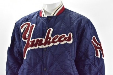 MAJESTIC NY YANKEES MLB FLEK JACKET KURTKA BOMBER BASEBALL r. M-L