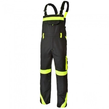 Ogrodniczki Robocze Odblaskowe CLASSIC-VIS r.54