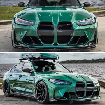 Карбоновый БАМПЕР РЕШЕТКА Спойлер BMW G80 M3 4 G82 G83