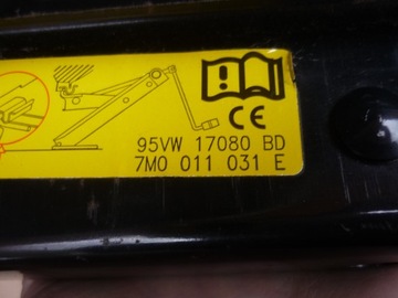 КОМПЛЕКТ ДЛЯ ЗАМЕНЫ КОЛЕСА ДЖЕК + КЛЮЧ VW SHARAN ALHAMBRA GALAXY