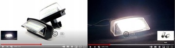 LED LAMPY PODSVÍCENÍ TABULKY CITROEN C-CROSSER
