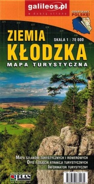 ZIEMIA KŁODZKA MAPA TURYSTYCZNA GALILEOS