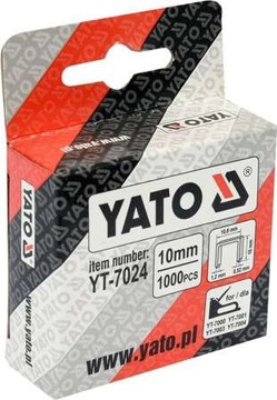ZSZYWKI DO ZSZYWACZA TAKERA 10mm 1000 SZTUK YATO