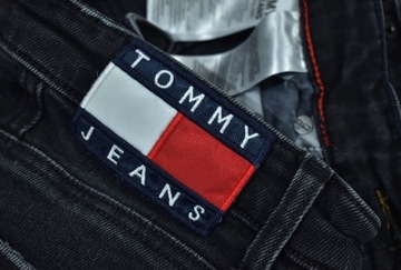 TOMMY HILFIGER High Rise Tapered Mom Jeans Damskie Jeansy W30 L30