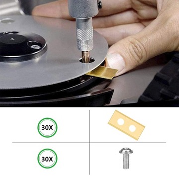 ТИТАНОВЫЕ ЛЕЗВИЯ ДЛЯ РОБОТА WORX LANDROID ЛЕЗВИЯ ДЛЯ РОБОТА-КОСОСИЛКИ 30 ШТ.