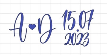 Наклейки на очки-сердечки Свадьба Любая надпись