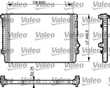 CHLADIČ VODY TEKUTINY VALEO 735548