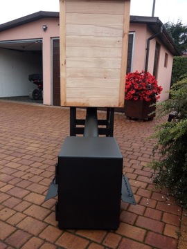 Садовая коптильня, камин 5 мм