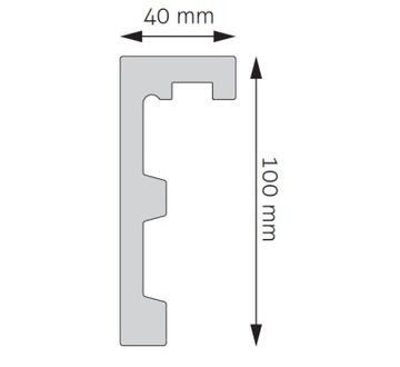 Карниз COVER LED LK-01 10см НОВЫЙ длиной 3 метра