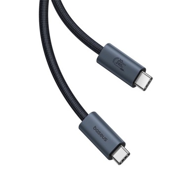 КАБЕЛЬ BASEUS USB-C, 240 Вт, БЫСТРАЯ ЗАРЯДКА, 8K/60 ГЦ, ПЕРЕДАЧА, 20 ГБ/С, 1,8 М