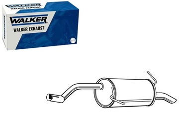TŁUMIK UKŁADU WYDECHOWEGO TYŁ FORD FIESTA VI 1.25 1.4 1.4LPG 06.08-