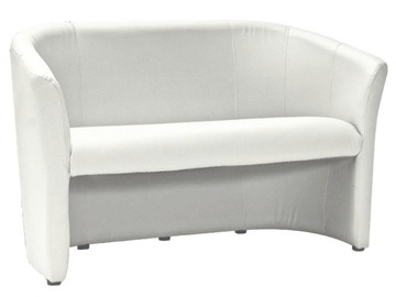 FOTEL SOFA TM-2 BIAŁA EKOSKORA SIGNAL