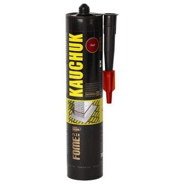 Uszczelniacz dekarski kauczukowy czerwony 300ml